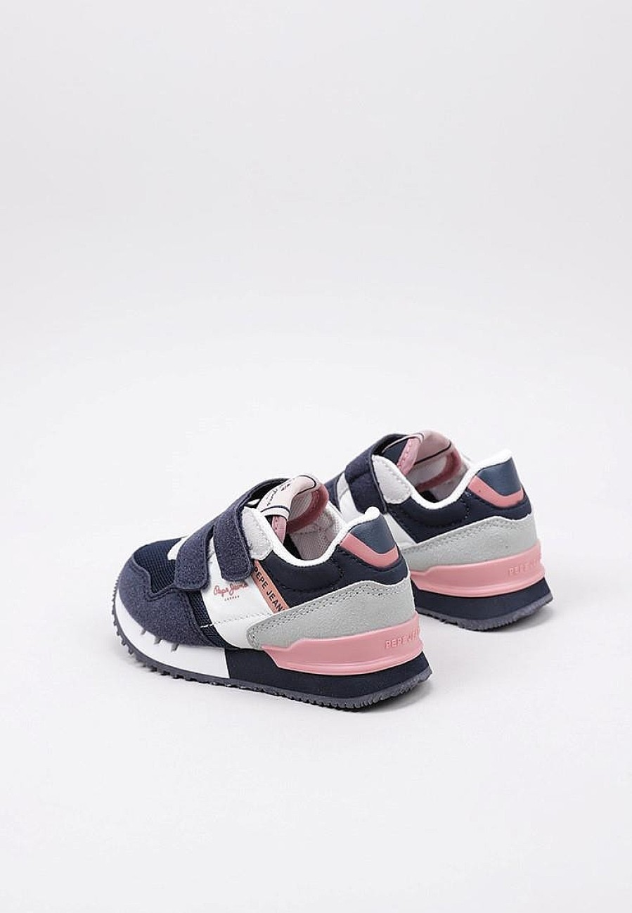 Enfants PEPE JEANS Baskets A Scratch | Acheter Pepe Jeans London One On Gk En Ligne