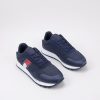 Homme TOMMY HILFIGER | Acheter Tommy Hilfiger Retro Leather Tjm Runner En Ligne