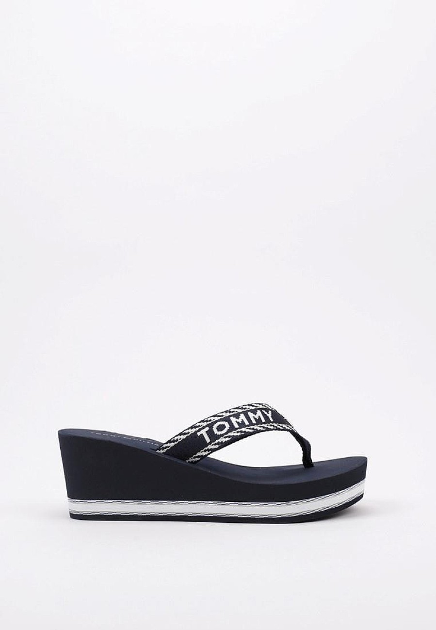 Femme TOMMY HILFIGER | Acheter Tommy Hilfiger Tommy Webbing H Wedge Sandal En Ligne