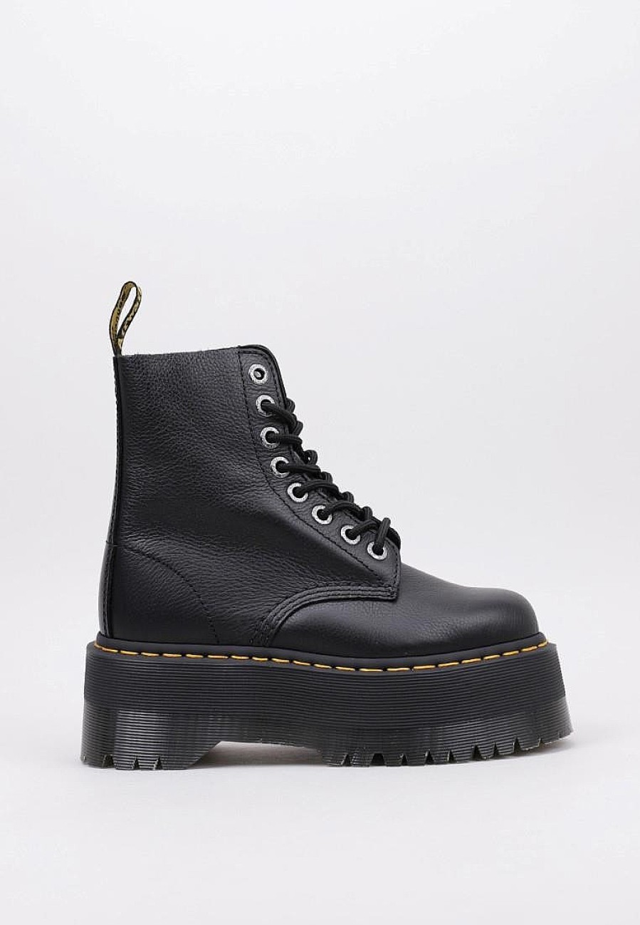 Femme DR MARTENS Rangers | Acheter Dr Martens 1460 Pascal Max Black Pisa En Ligne