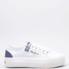 Femme PEPE JEANS Baskets A Plateforme | Acheter Pepe Jeans Ottis W Sun En Ligne