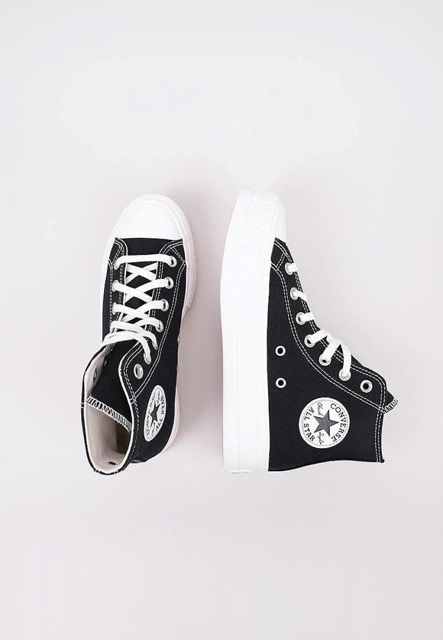 Femme CONVERSE Baskets A Plateforme | Acheter Converse Chuck Taylor All Star Lift Platform Embroidered Crystals En Ligne