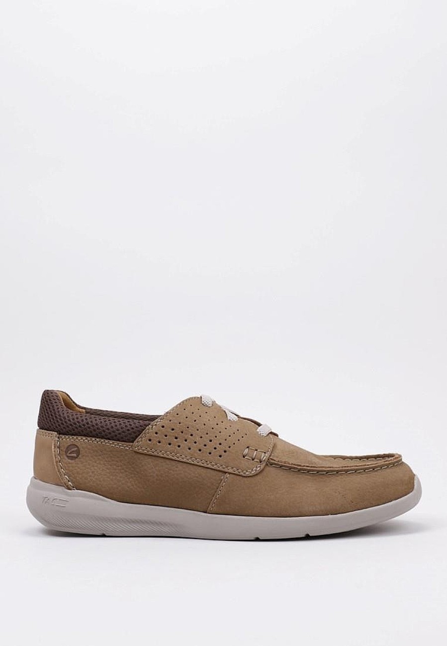 Homme CLARKS Chaussures Bateau | Acheter Clarks Gorwin Moc En Ligne