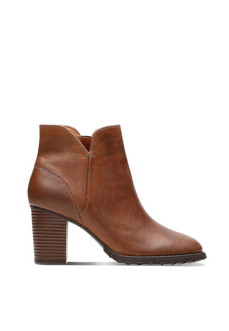 Femme CLARKS Bottines A Talon | Acheter Clarks Verona Trish En Ligne