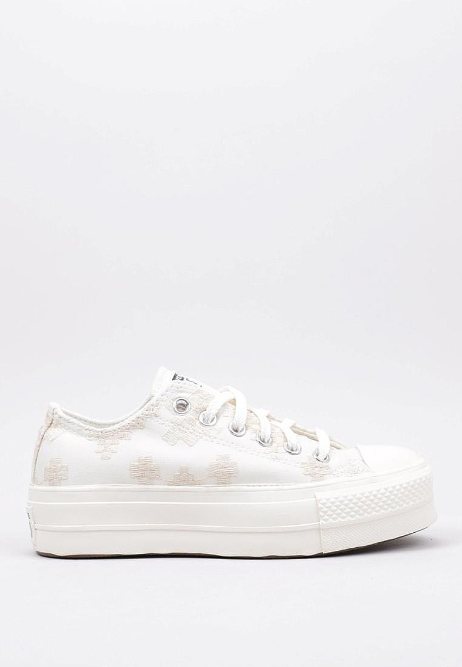 Femme CONVERSE Baskets A Plateforme | Acheter Converse Chuck Taylor All Star Lift Platform Tonal Embroidery En Ligne