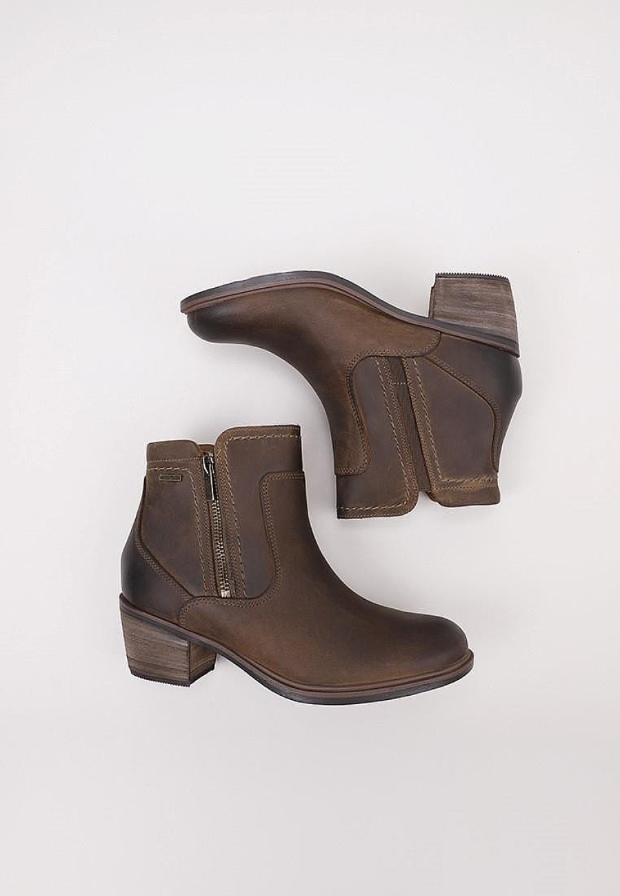 Femme CLARKS Bottines A Talon | Acheter Clarks Neva Zip Wp En Ligne