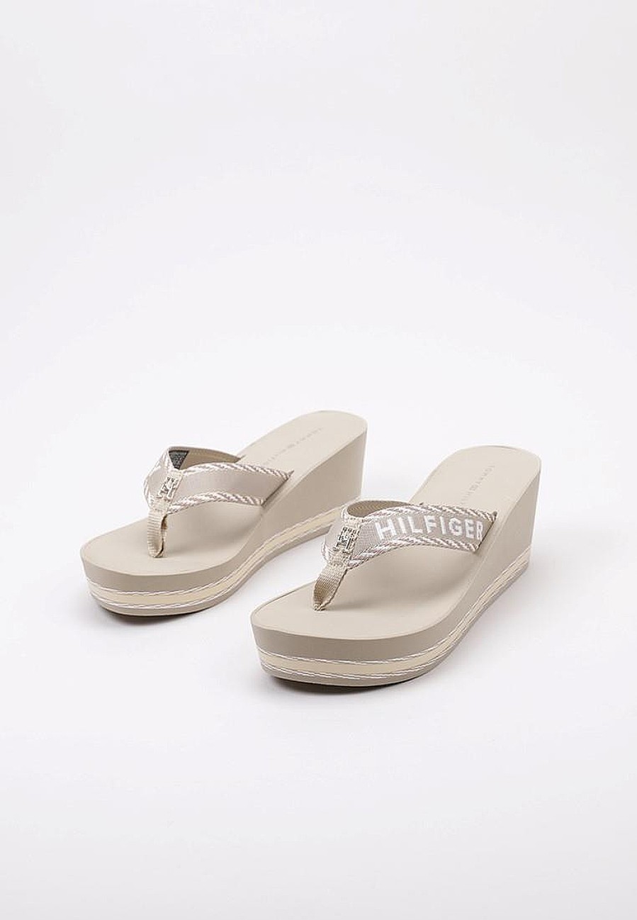 Femme TOMMY HILFIGER | Acheter Tommy Hilfiger Tommy Webbing H Wedge Sandal En Ligne