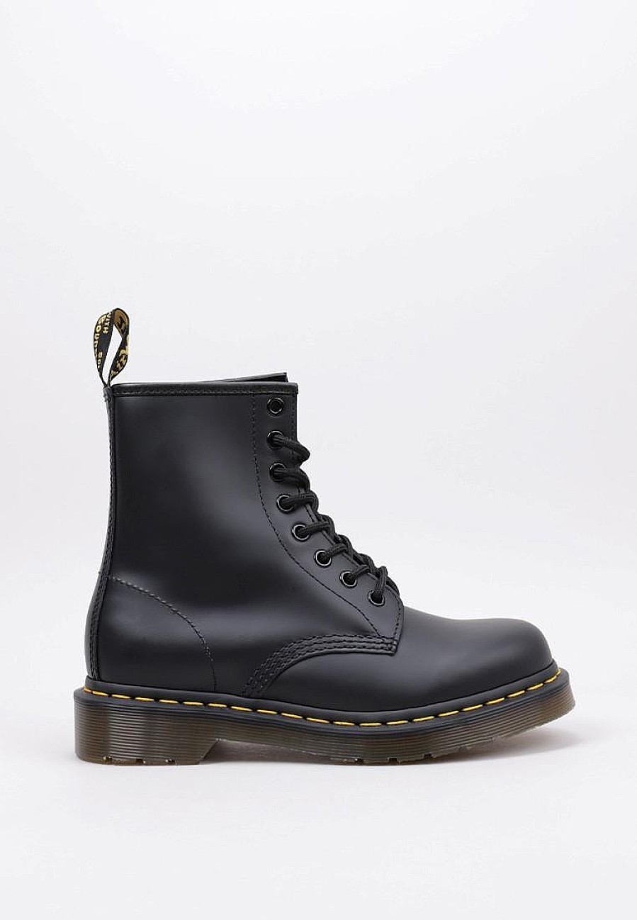 Femme DR MARTENS Rangers | Acheter Dr Martens 1460 Black Smooth En Ligne