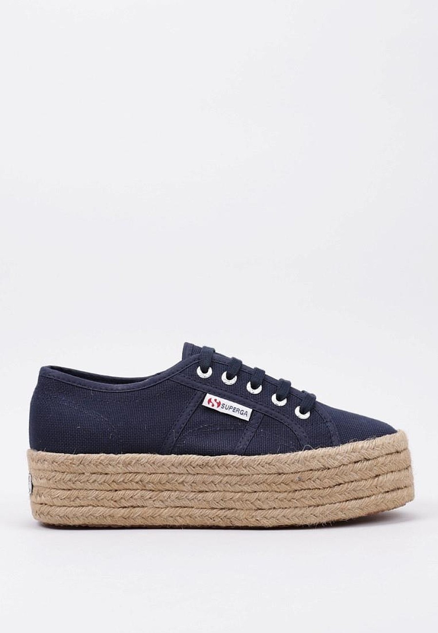 Femme SUPERGA Baskets A Plateforme | Acheter Superga 2790 Rope En Ligne