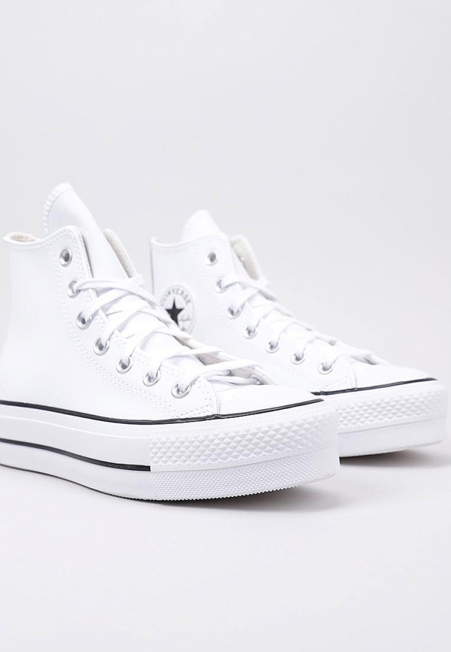 Femme CONVERSE Baskets A Plateforme | Acheter Converse Chuck Taylor All Star Platform Leather High-Top En Ligne