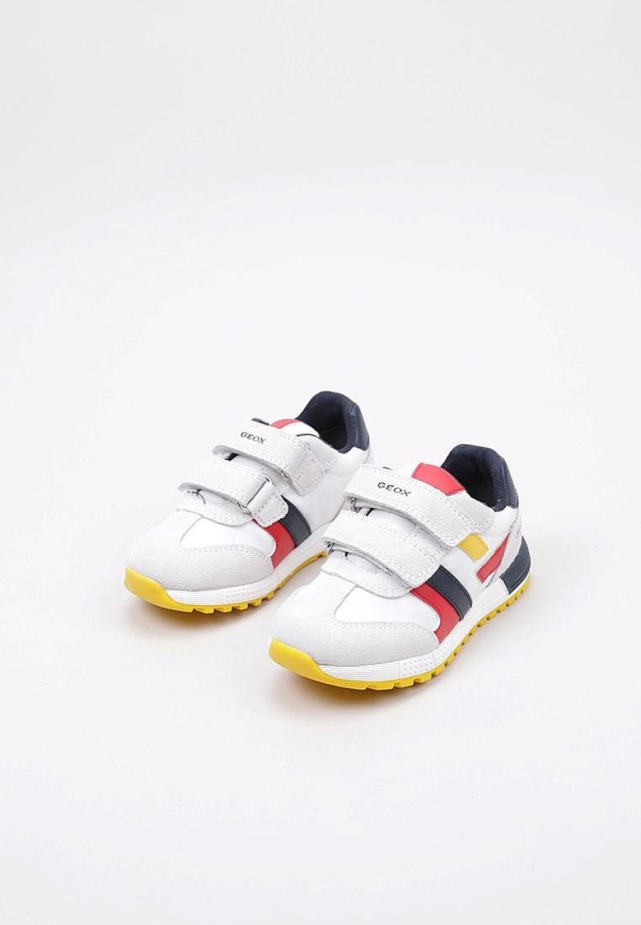 Enfants GEOX Baskets A Scratch | Acheter Geox B New Flick Boy A En Ligne