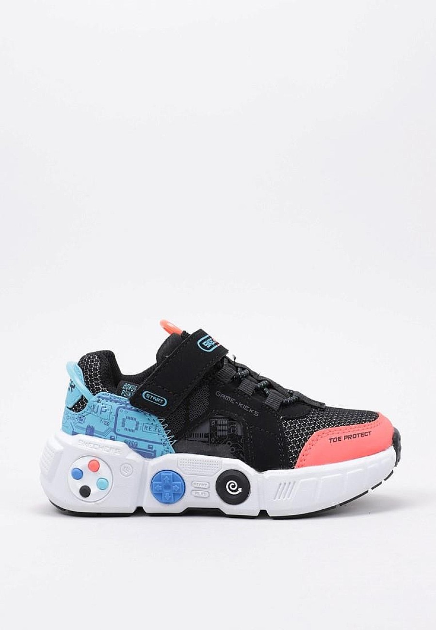 Enfants SKECHERS Baskets A Scratch | Acheter Skechers Game Kicks: Gametronix En Ligne