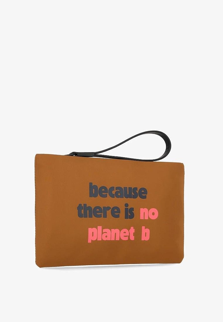 Femme ECOALF | Acheter Ecoalf Lupitaalf Clutch W/ Message En Ligne