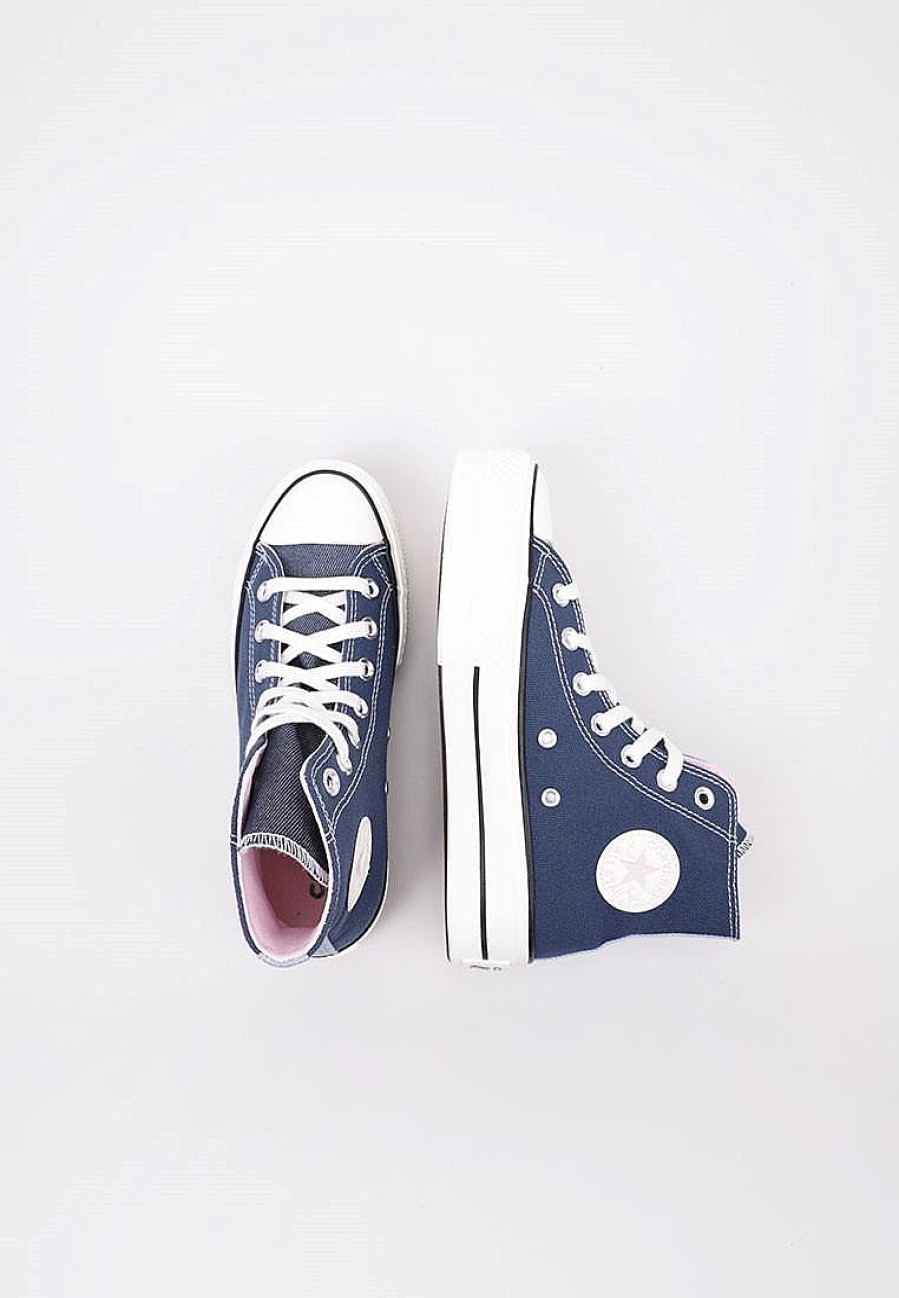 Femme CONVERSE Baskets A Plateforme | Acheter Converse Chuck Taylor All Star Lift Platform Denim Fashion. En Ligne