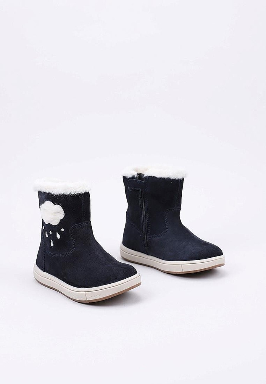 Enfants GEOX Bottes Fourrees | Acheter Geox B Trottola Girl B En Ligne