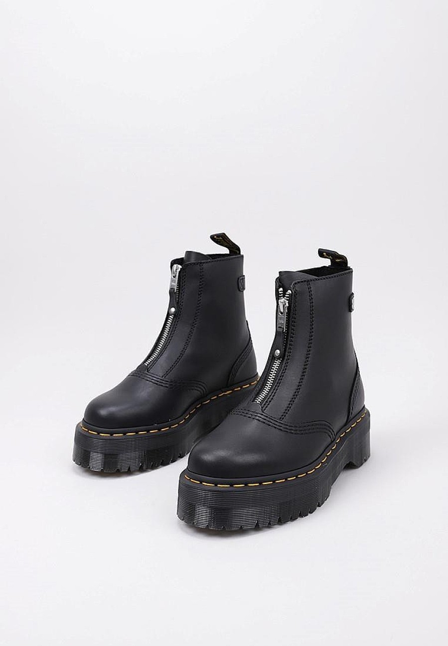 Femme DR MARTENS Rangers | Acheter Dr Martens Jetta Black Sendal En Ligne