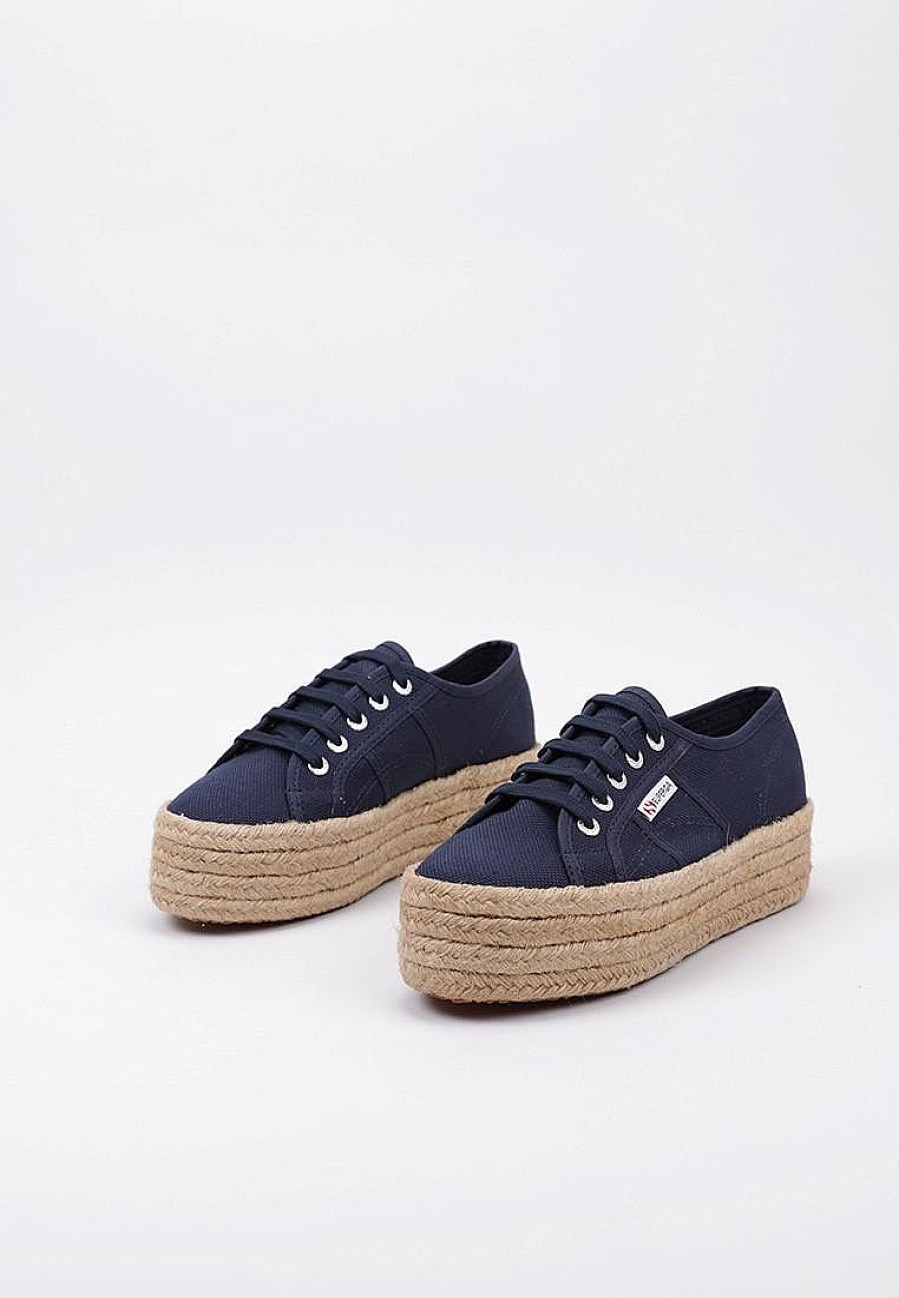 Femme SUPERGA Baskets A Plateforme | Acheter Superga 2790 Rope En Ligne