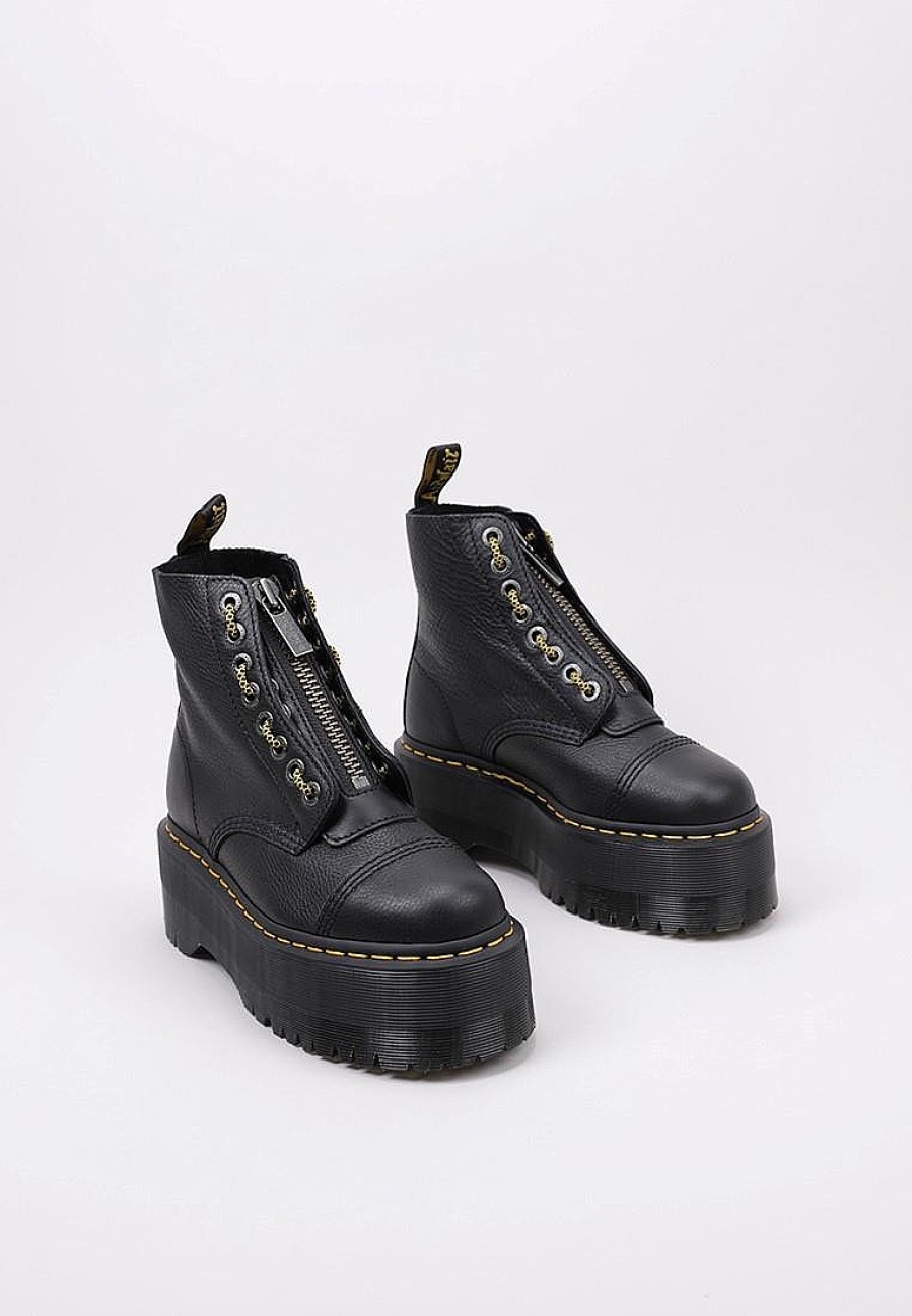 Femme DR MARTENS Rangers | Acheter Dr Martens Black Pisa En Ligne