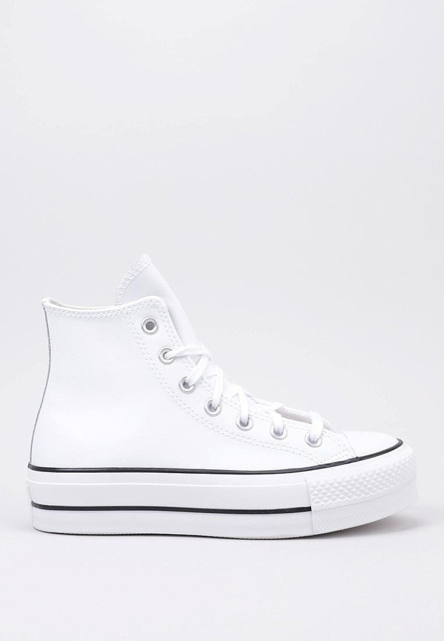 Femme CONVERSE Baskets A Plateforme | Acheter Converse Chuck Taylor All Star Platform Leather High-Top En Ligne