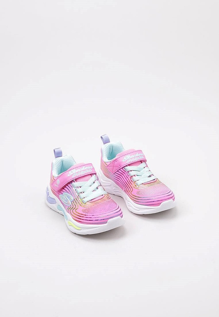 Enfants SKECHERS Baskets A Scratch | Acheter Skechers Wavy Beams En Ligne