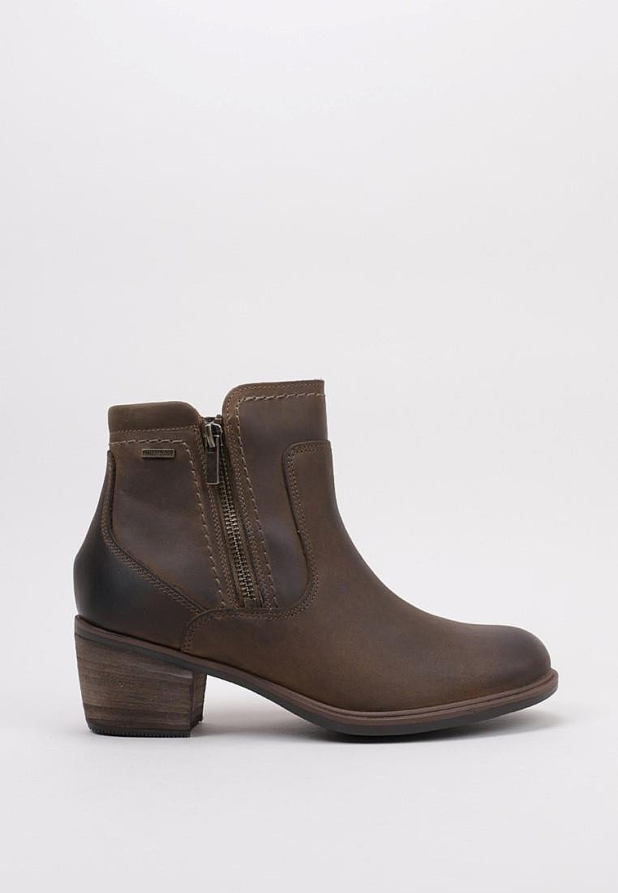 Femme CLARKS Bottines A Talon | Acheter Clarks Neva Zip Wp En Ligne