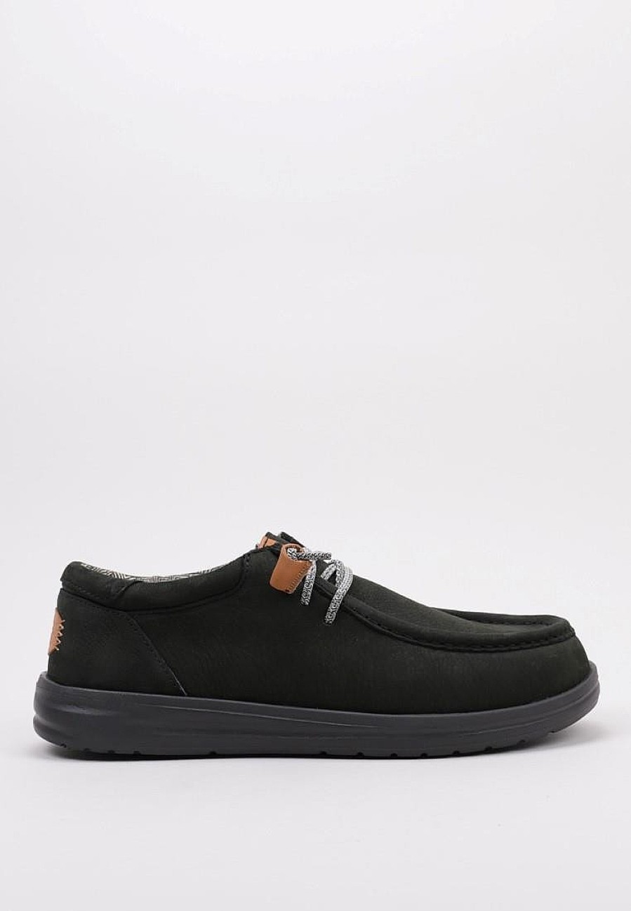 Homme HEY DUDE Chaussures Bateau | Acheter Hey Dude Wally Grip Craft Leather En Ligne