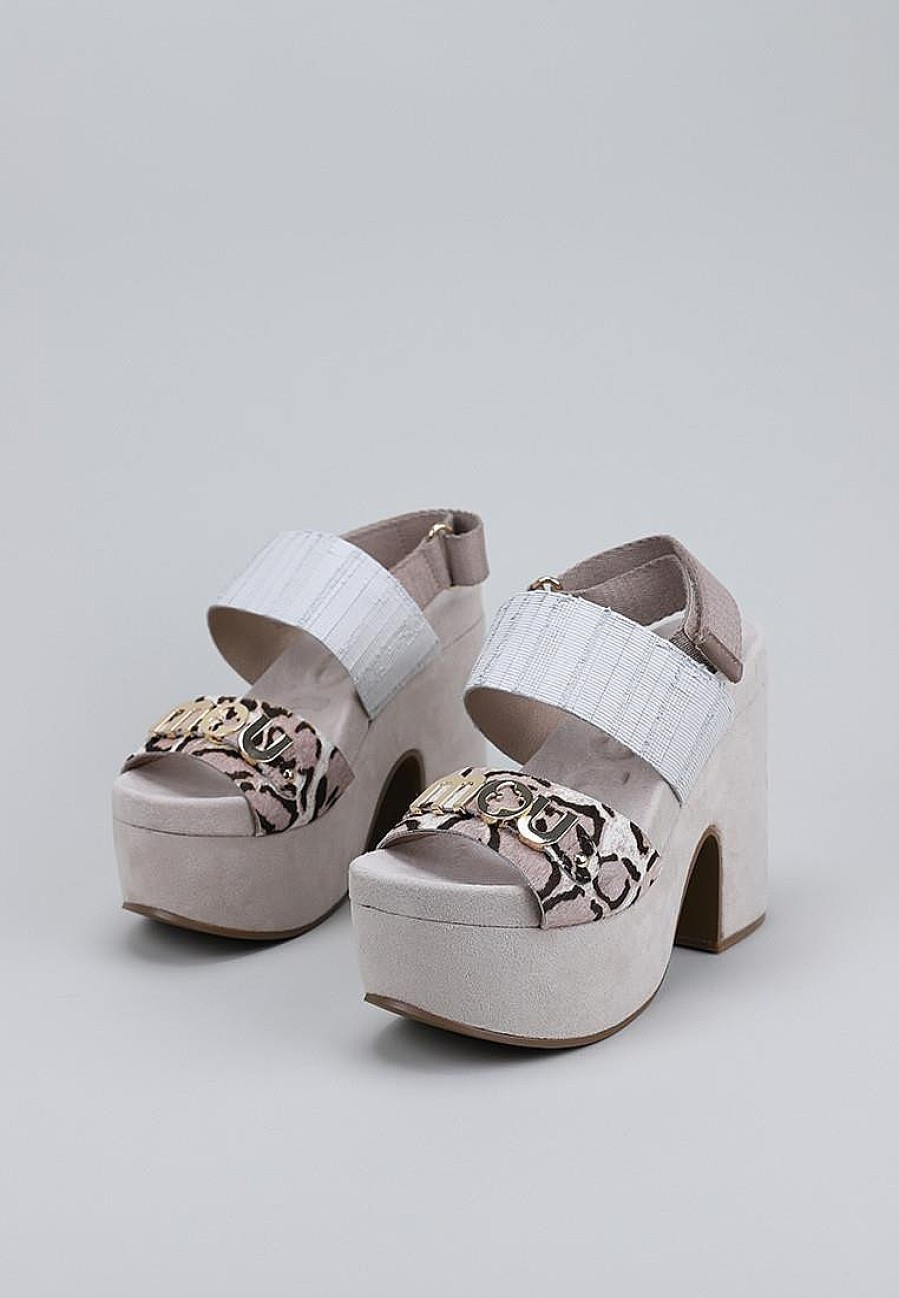 Femme MOU | Acheter Mou Hh Sandal Metallic Logo ( 03B) En Ligne