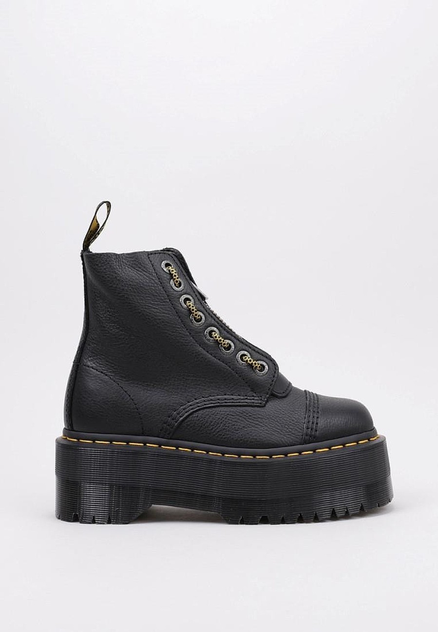 Femme DR MARTENS Rangers | Acheter Dr Martens Black Pisa En Ligne