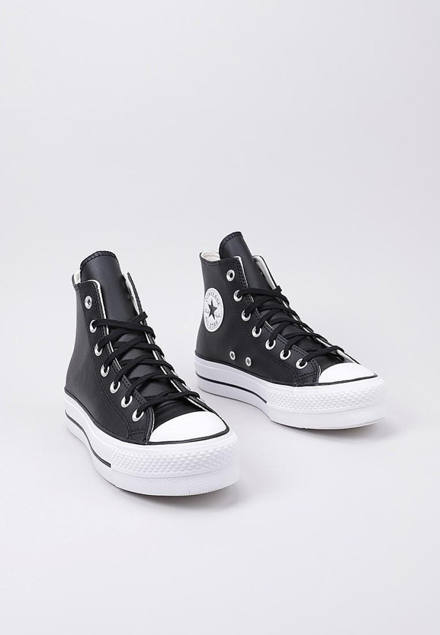 Femme CONVERSE Baskets A Plateforme | Acheter Converse Chuck Taylor All Star Platform Leather High-Top En Ligne