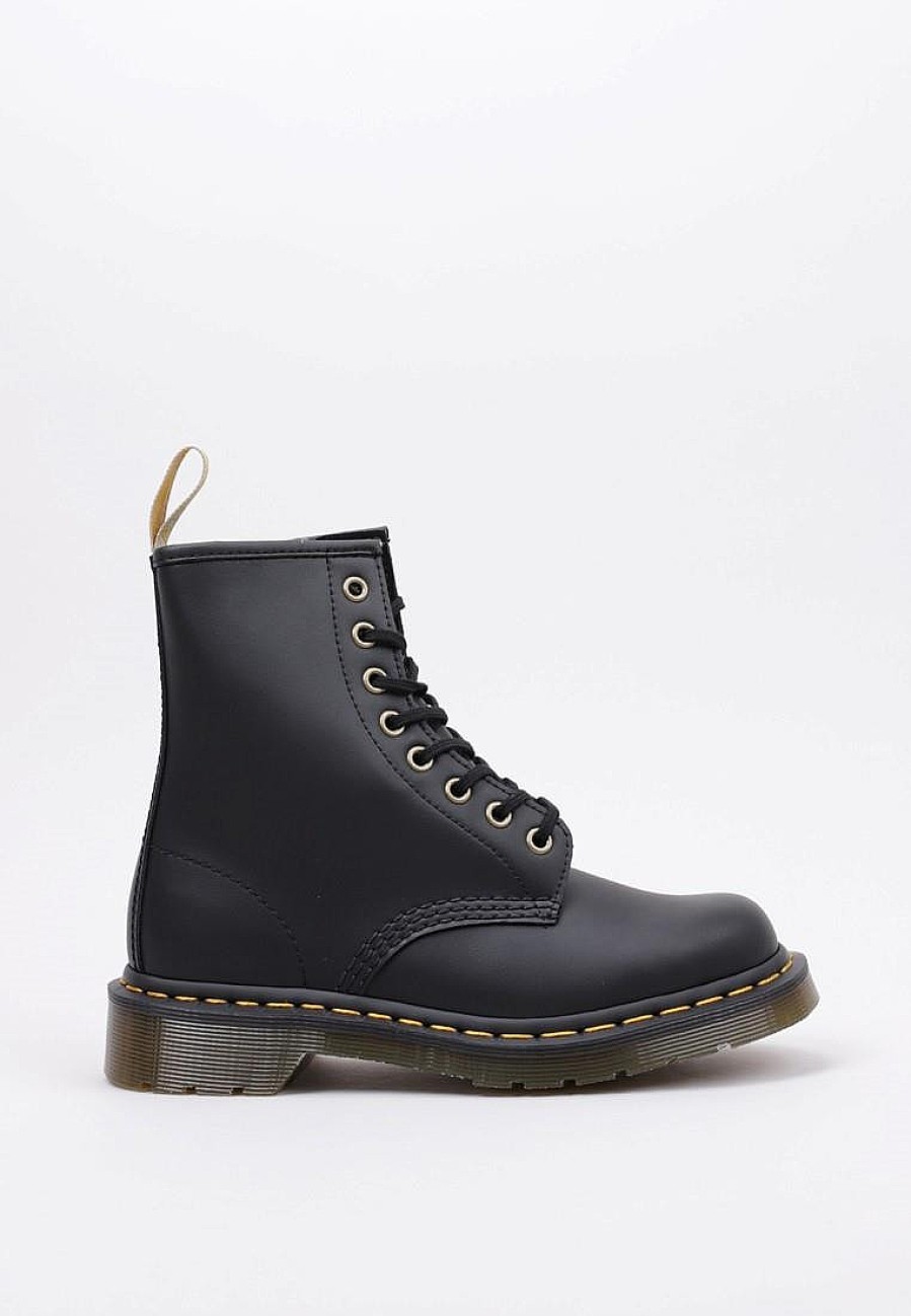 Femme DR MARTENS Rangers | Acheter Dr Martens Vegan 1460 Black Felix Rub Off En Ligne