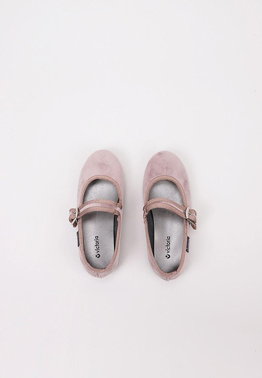 Enfants VICTORIA Ballerines | Acheter Victoria Oda Bailarina Terciopelo En Ligne