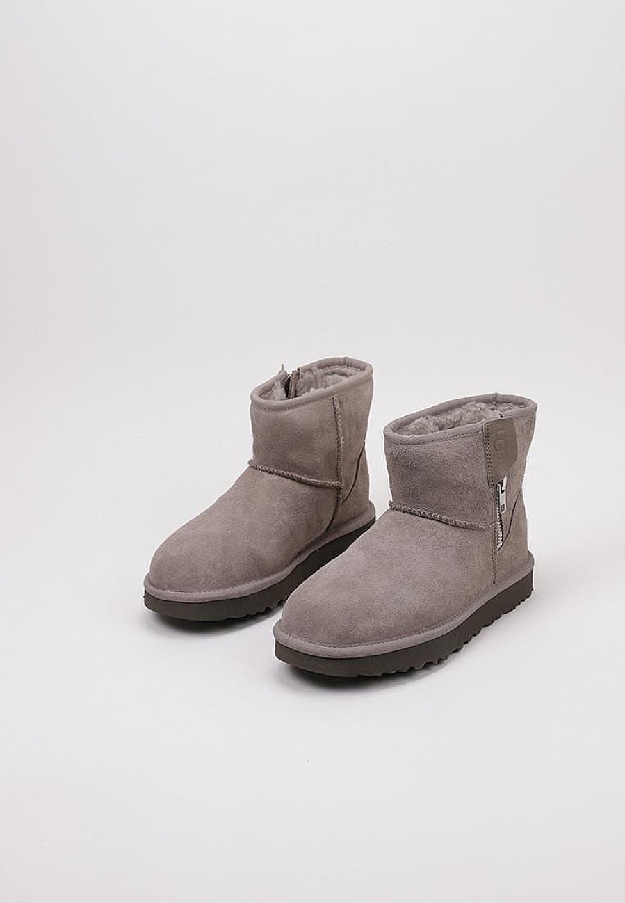 Femme UGG Bottes Fourrees | Acheter Ugg Classic Mini Bailey Zip En Ligne