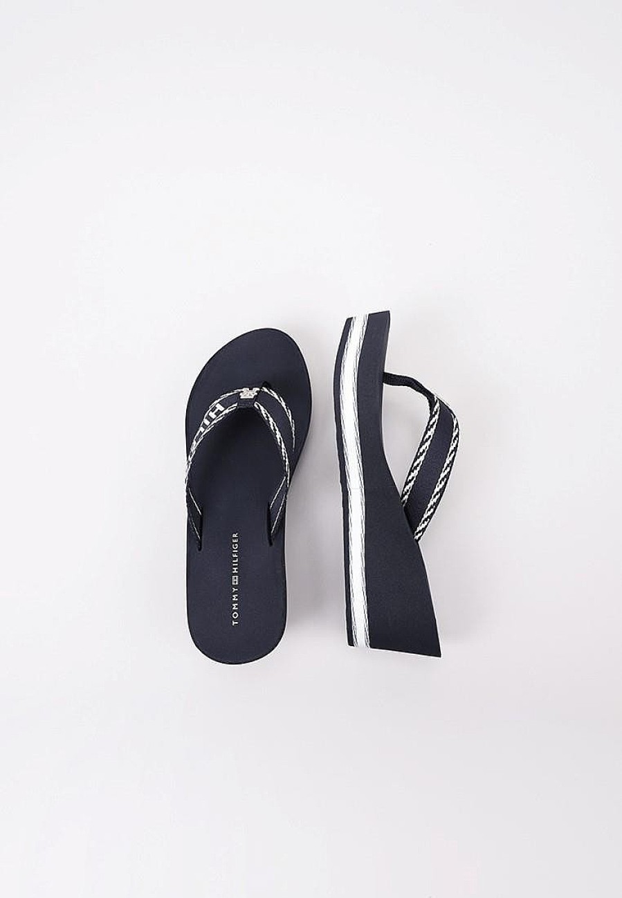 Femme TOMMY HILFIGER | Acheter Tommy Hilfiger Tommy Webbing H Wedge Sandal En Ligne