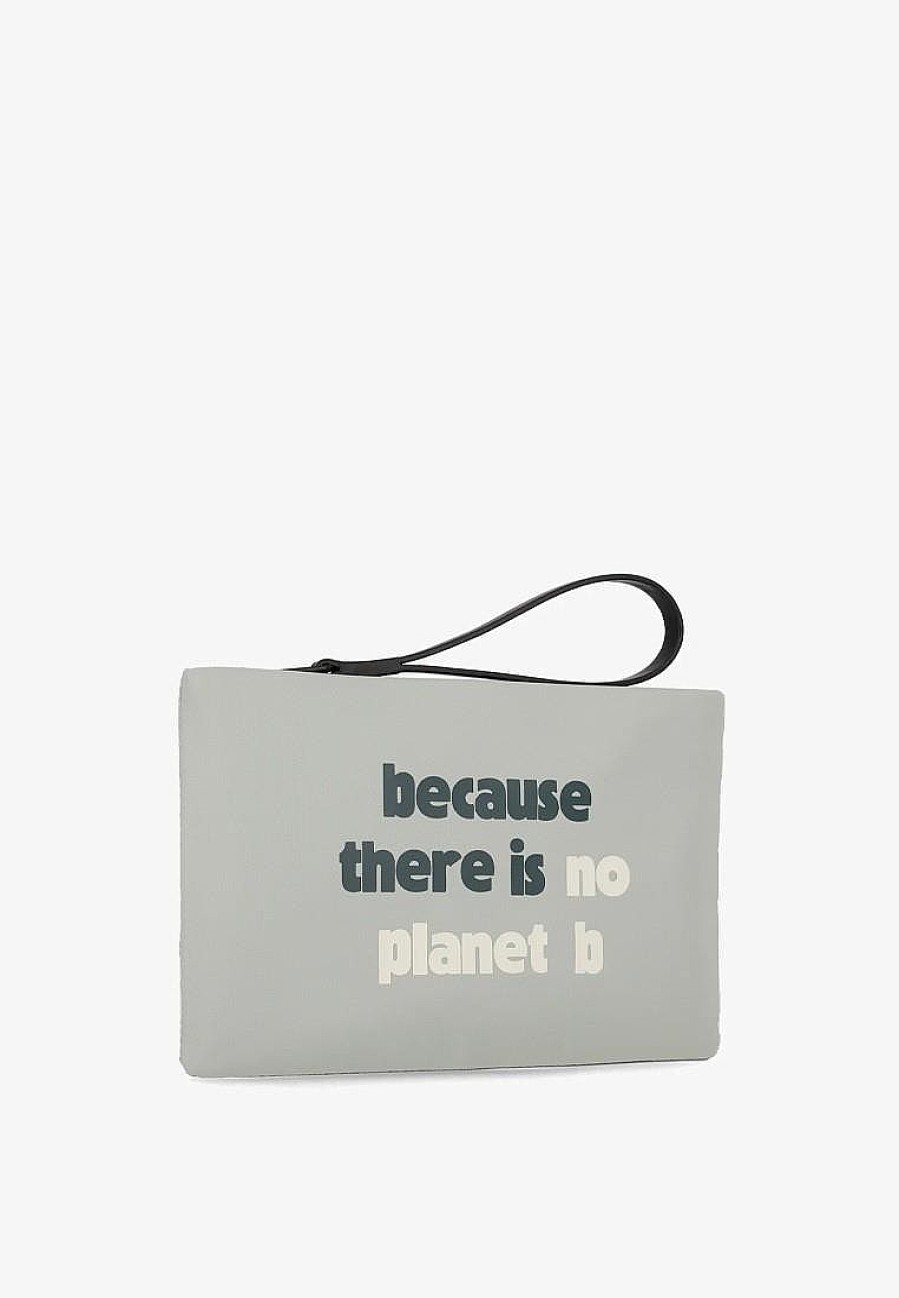 Femme ECOALF | Acheter Ecoalf Lupitaalf Clutch W/ Message En Ligne