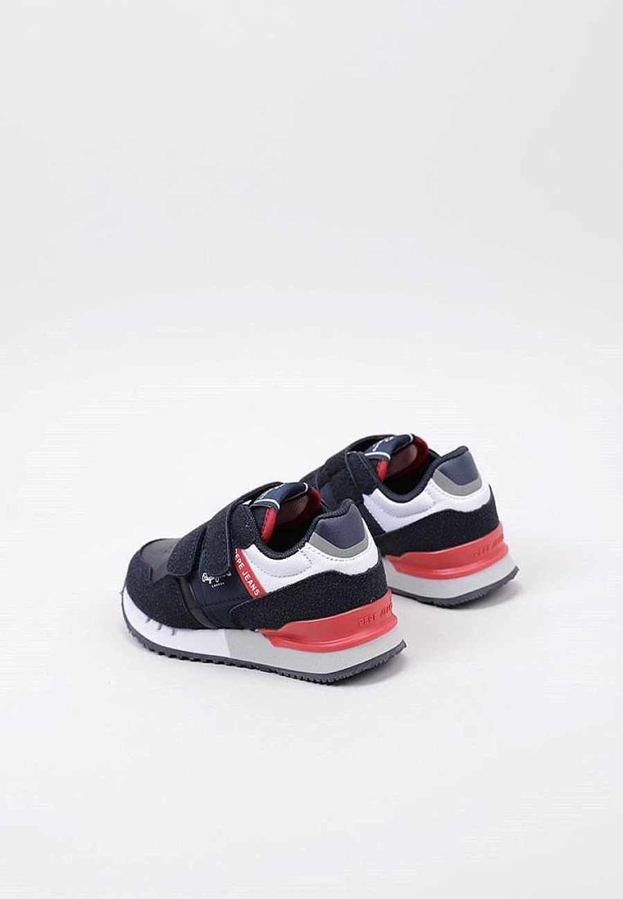 Enfants PEPE JEANS Baskets A Scratch | Acheter Pepe Jeans London One Cover Bk En Ligne