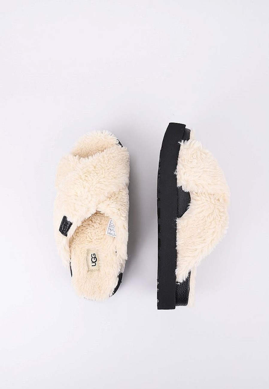 Femme UGG | Acheter Ugg Fuzz Sugar Cross Slide En Ligne