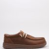 Homme HEY DUDE Chaussures Bateau | Acheter Hey Dude Wally Grip Craft Leather En Ligne